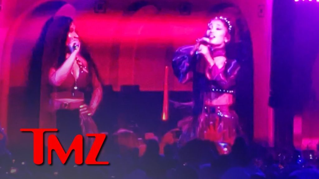 Ariana Grande and Nicki Minaj Take the Stage at Coachella | TMZ 1