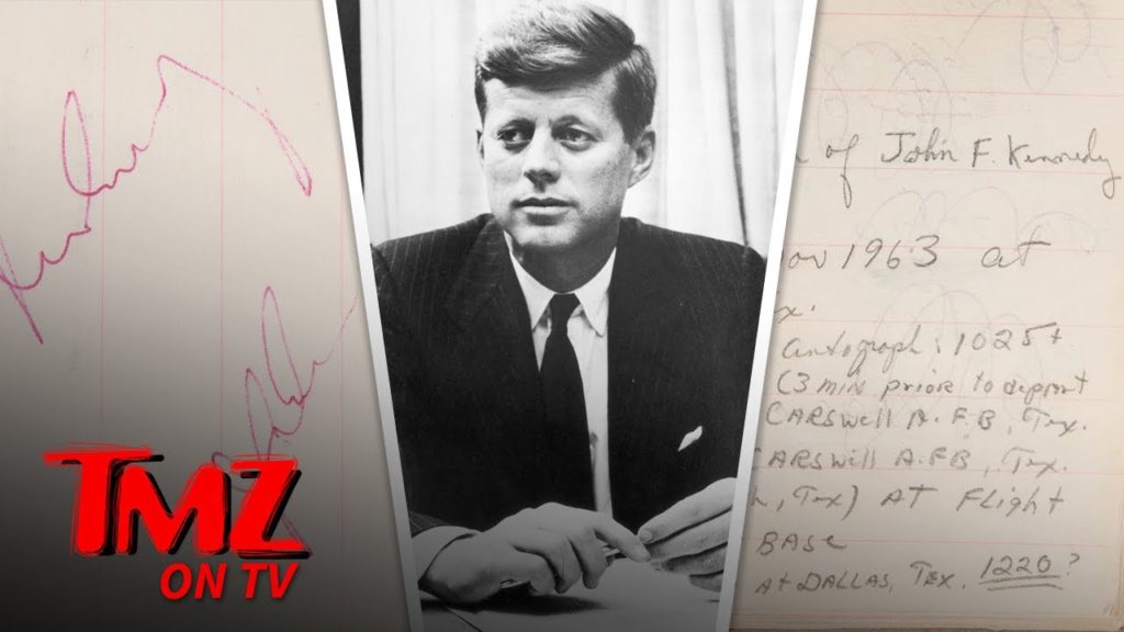 JFK's Last Autograph 2 Hours Before Assassination Hits Auction Block | TMZ TV 1