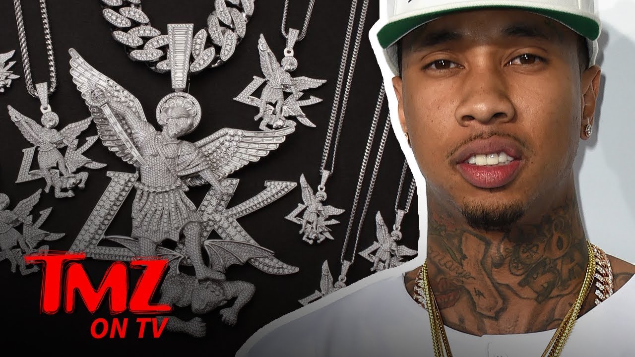 Tyga Drops Whopping $500k for New Archangel Chain | TMZ TV 4