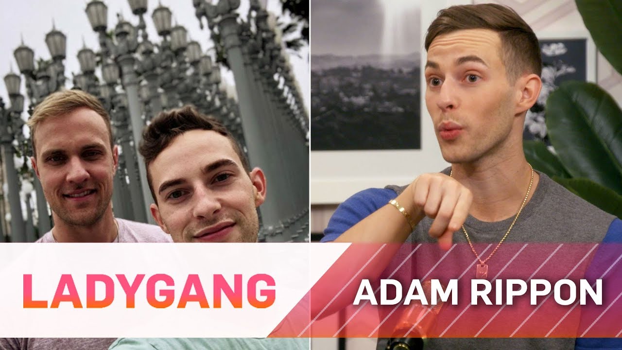 Adam Rippon on Swiping Right on Tinder for His Current Boyfriend | LadyGang | E! 1 Adam Rippon on Swiping Right on Tinder for His Current Boyfriend | LadyGang | E! 1