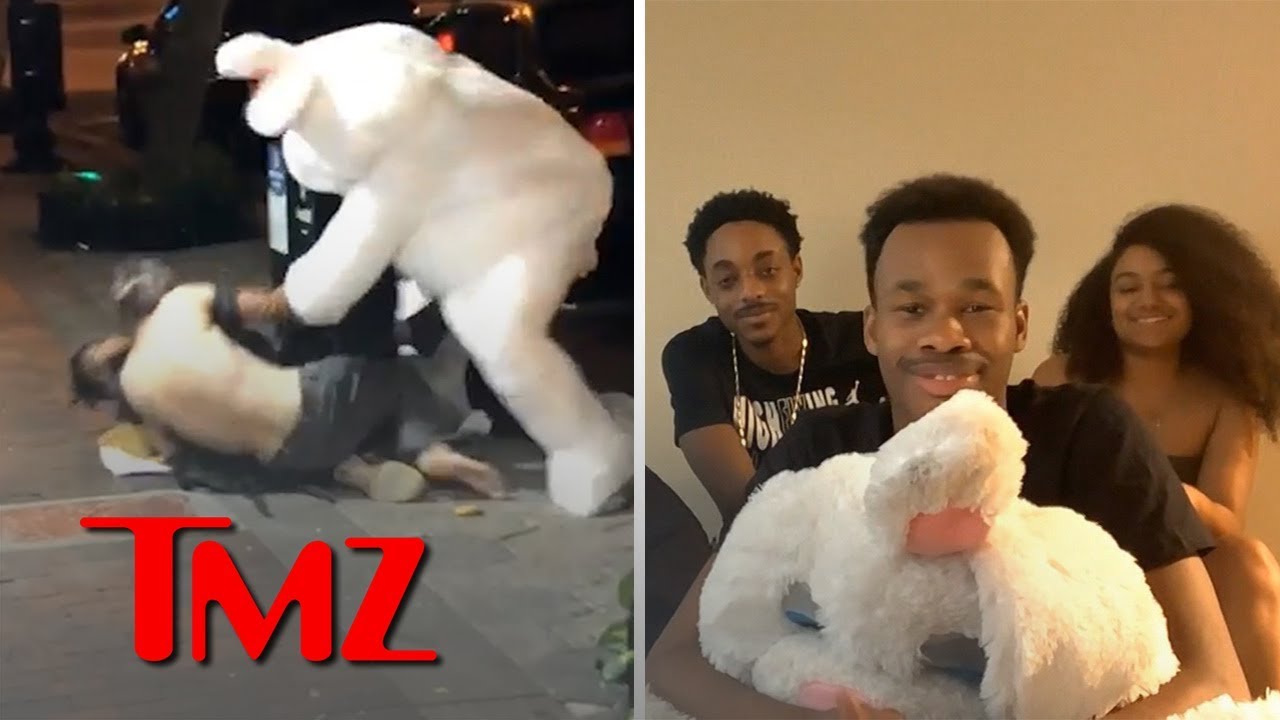 Easter Bunny Throws Down in Defense of Woman in Orlando Street Brawl | TMZ 3