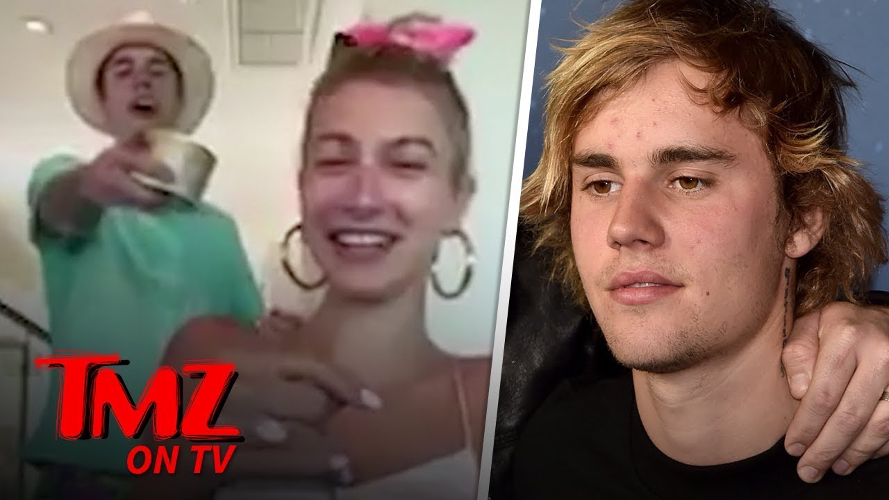 Justin Bieber Proves He Can Still Sing During Hailey's IG Live Plug | TMZ TV 5