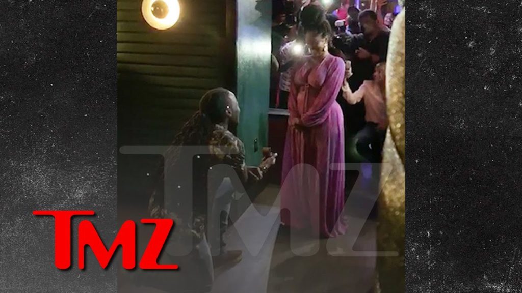 Rapper Ace Hood Proposes to GF with Beyonce Track Playing High Large H264 1