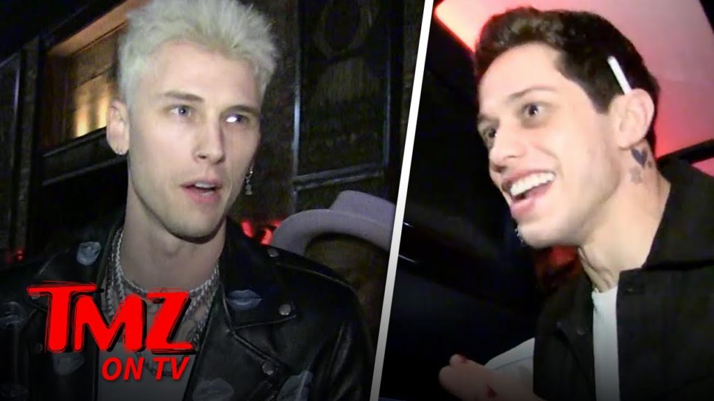 MGK's 29th Birthday with Pete Davidson & Hot Chicks! | TMZ TV 1