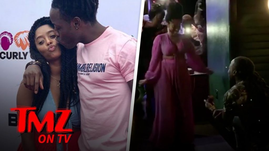 Ace Hood Proposes to GF with Beyonce Playing In The Background! | TMZ TV 1