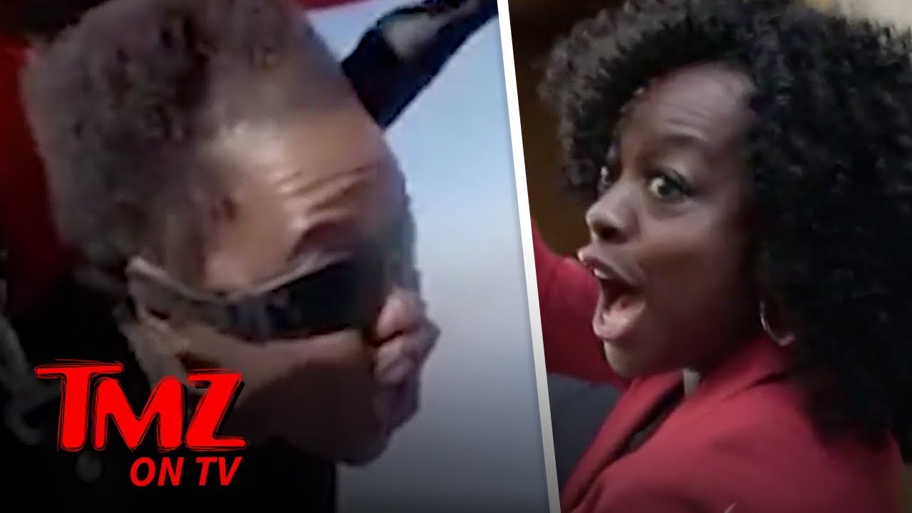 Viola Davis LOVED Skydiving | TMZ TV