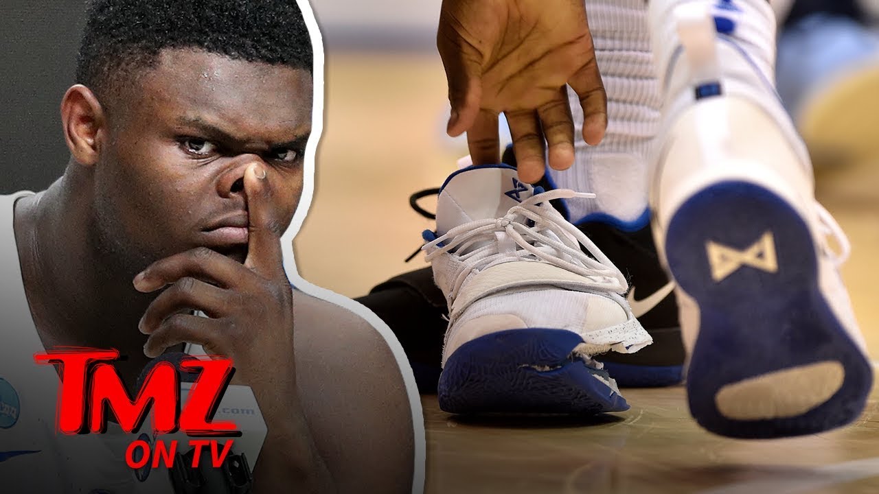 Zion Williamson's Blown Out Nike Shoe Is Missing & Could Be Worth $250K! | TMZ TV 4