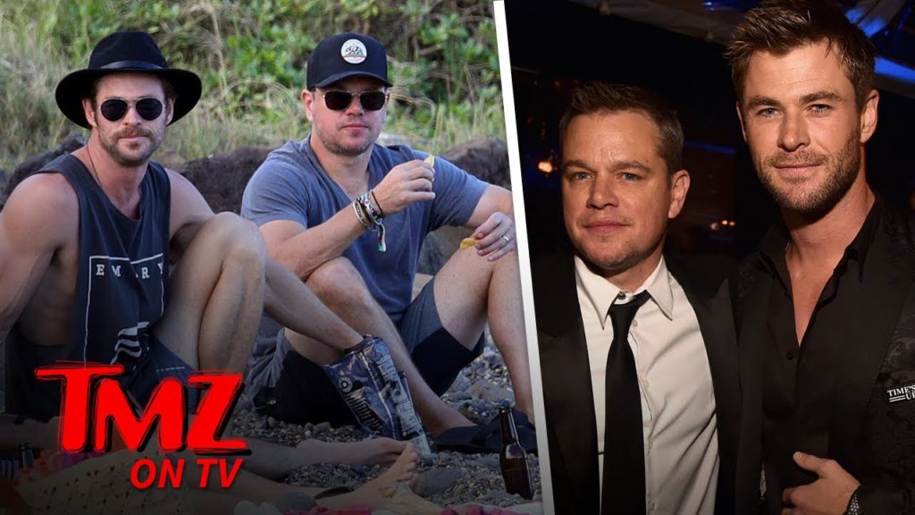 Matt Damon & Chris Hemsworth Are BFFs Now! | TMZ TV 1