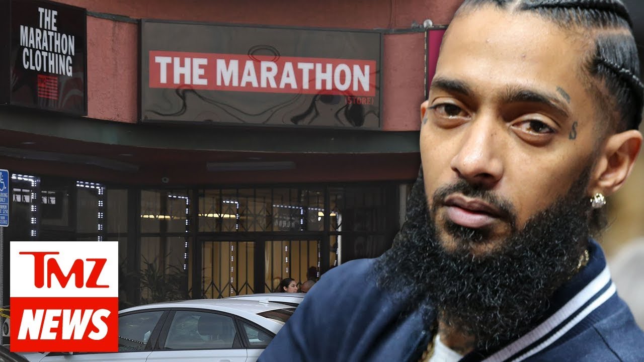 Nipsey Hussle Was At His Store to Help Just Released Ex Con Pal | TMZ NEWSROOM TODAY 1