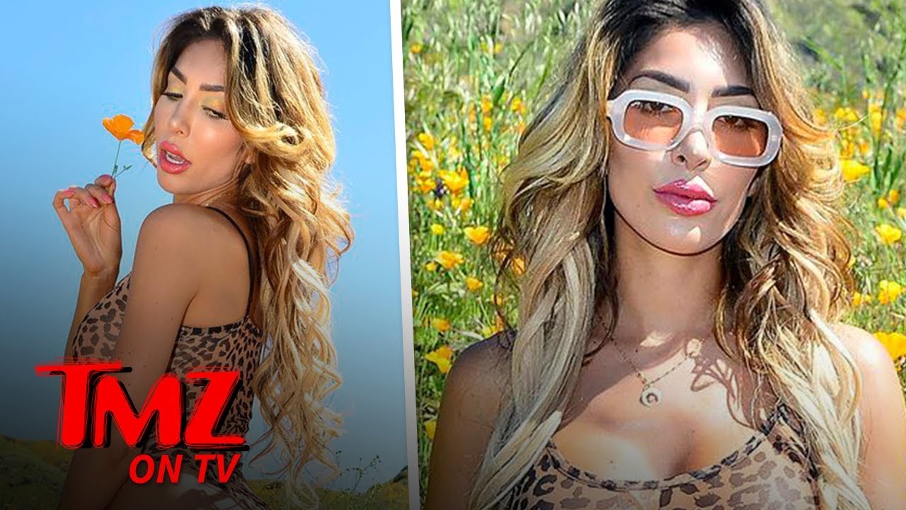 Farrah Abraham's Poppin' Her Body On Poppy Field During Super Bloom | TMZ TV 1