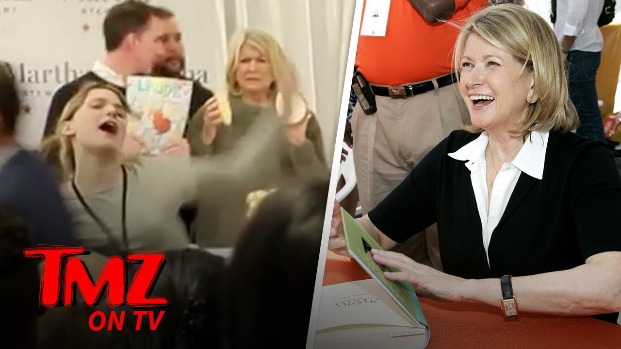 Martha Stewart Heckled By Anti-Fur Activist | TMZ TV