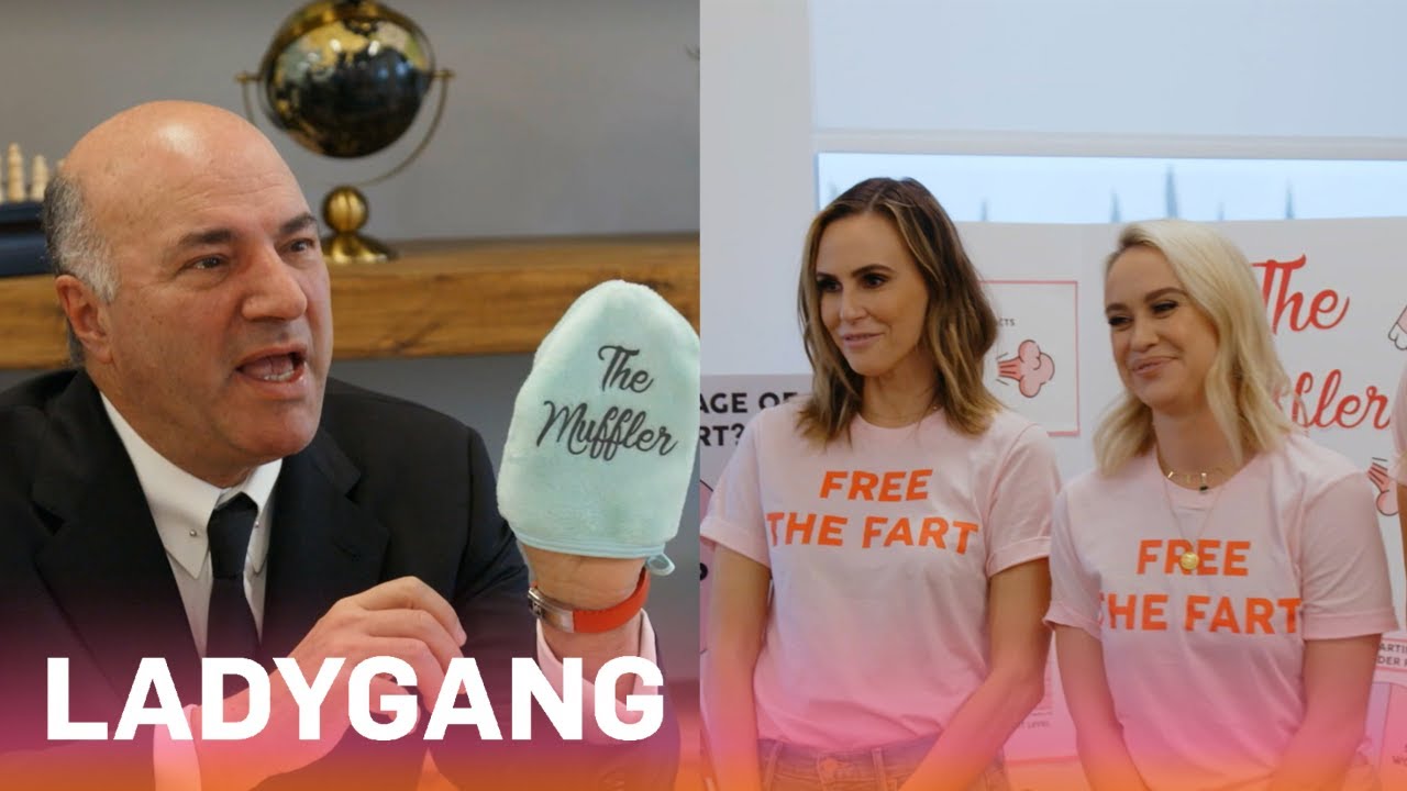 Becca, Jac & Keltie Try to Free the Fart With "The Muffler" | LadyGang | E! 4