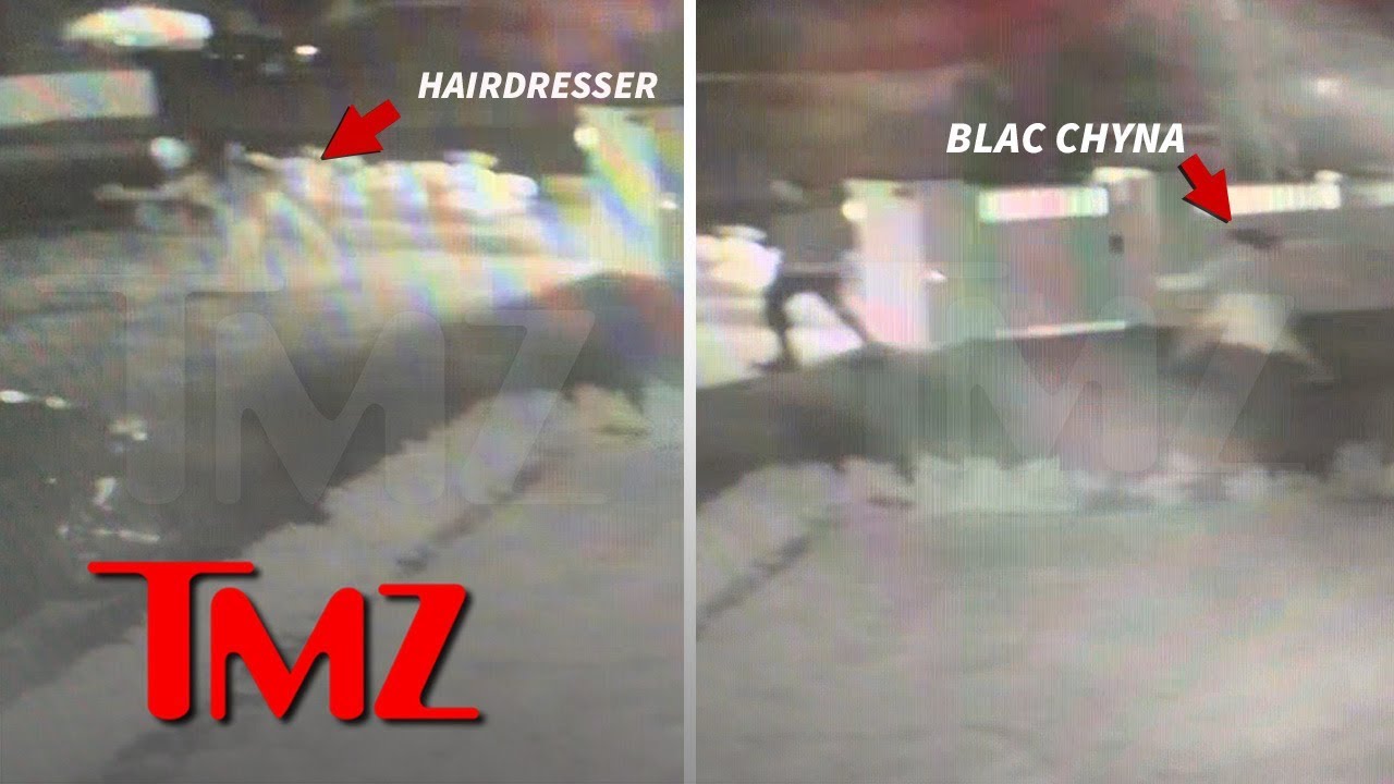 Blac Chyna-Hairdresser Alleged Soda Can/Knife Fight on Surveillance Video | TMZ 5