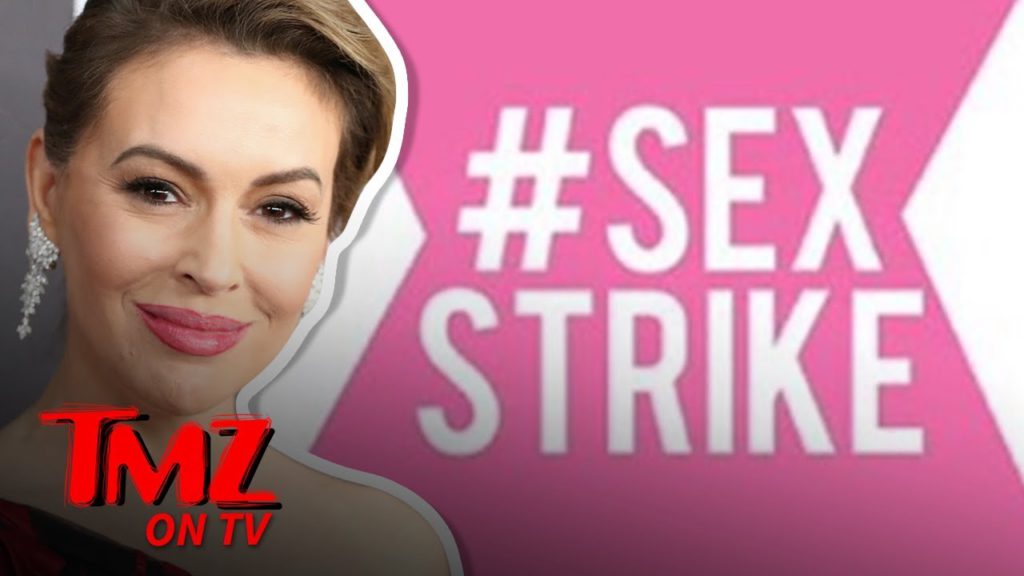 Alyssa Milano Calls for 'Sex Strike' Over Georgia Anti-Abortion Law | TMZ TV 1