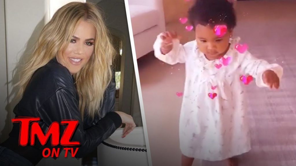 Khloe Kardashian Shares First Video Of Her Daughter, True, Walking! | TMZ TV 1