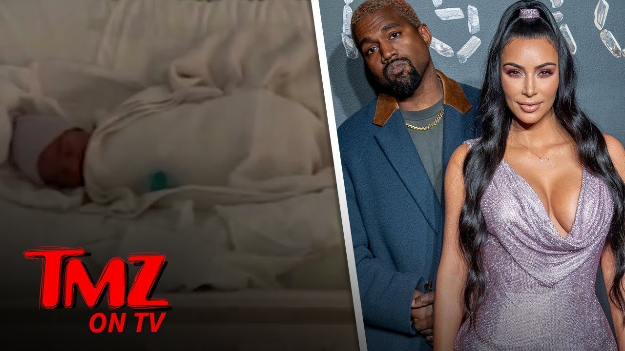 Kim K and Kanye West Name Baby No. 4 Psalm West | TMZ TV 1