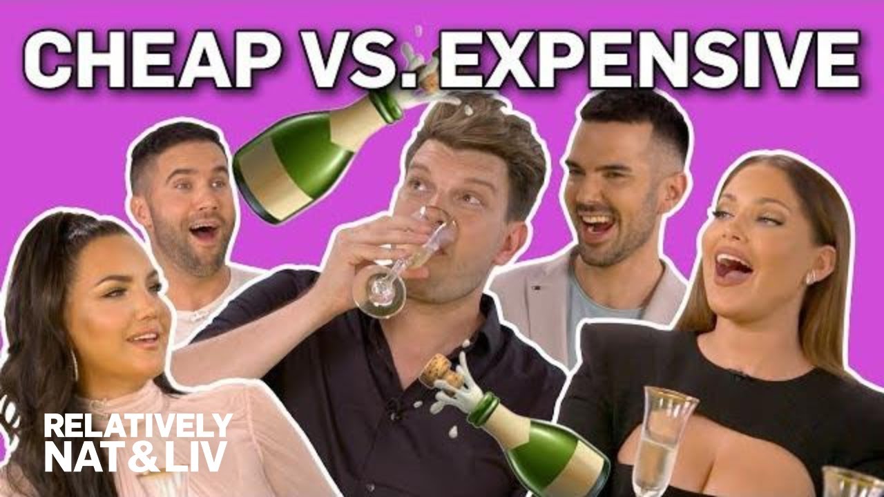 Popping Champagne Bottles With "Relatively Nat & Liv" Stars | E! 4