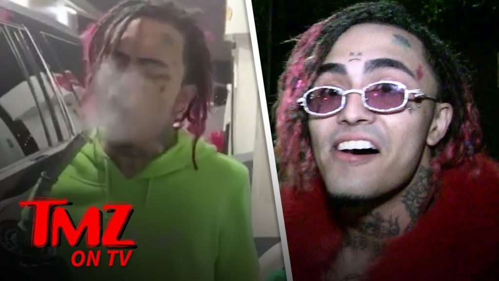 Lil Pump Doesn't Care About Blowing Up A Gas Station | TMZ TV 1