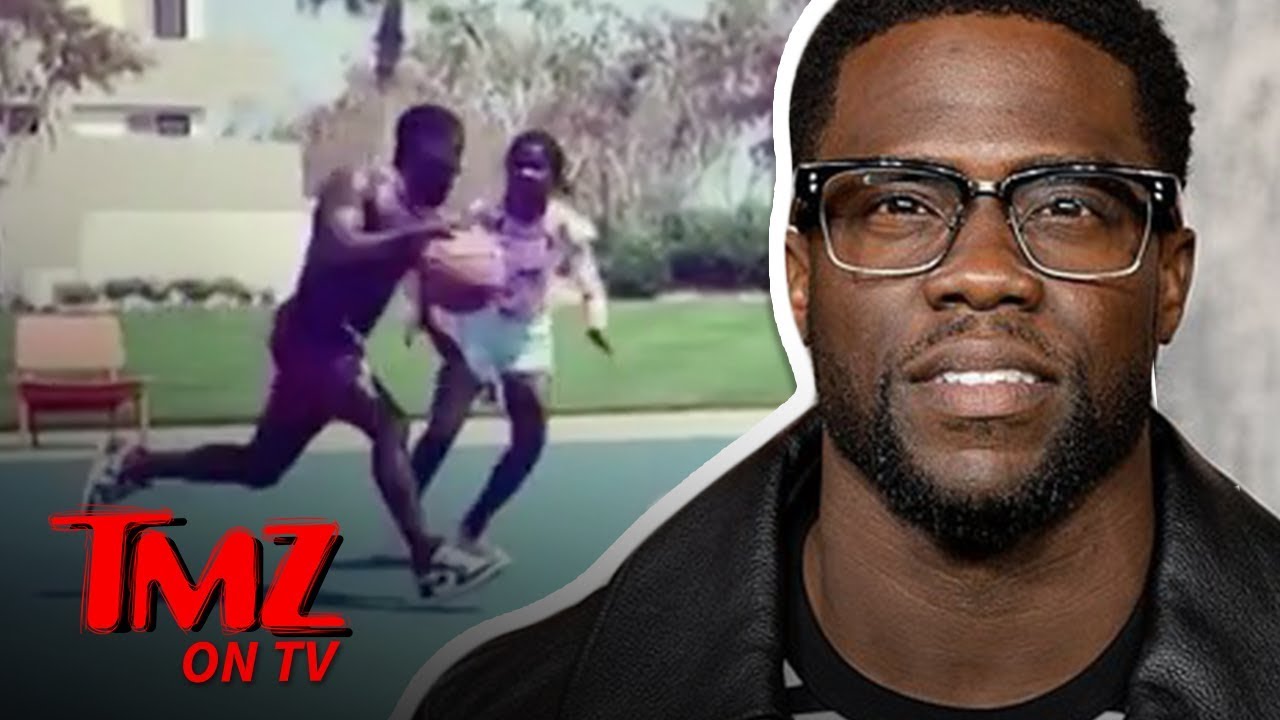 Kevin Hart Doesn't Go Easy While Playing 1-On-1 With His Daughter | TMZ TV