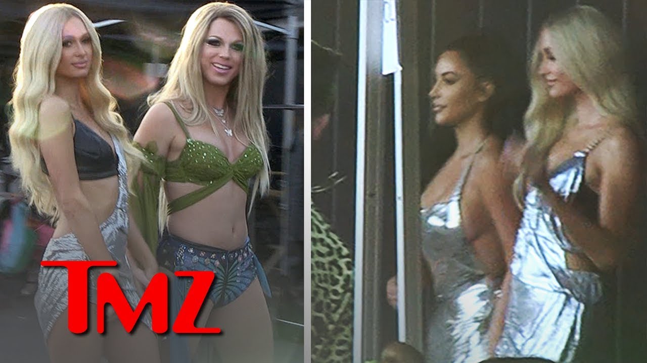 Kim Kardashian On Set for Paris Hilton's New Music Vid, 'Best Friend's Ass' | TMZ 4