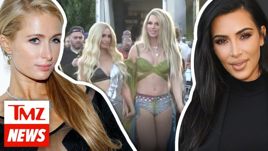 Former BFF Kim Kardashian On Set for Paris Hilton's New Music Vid | TMZ NEWSROOM TODAY 1