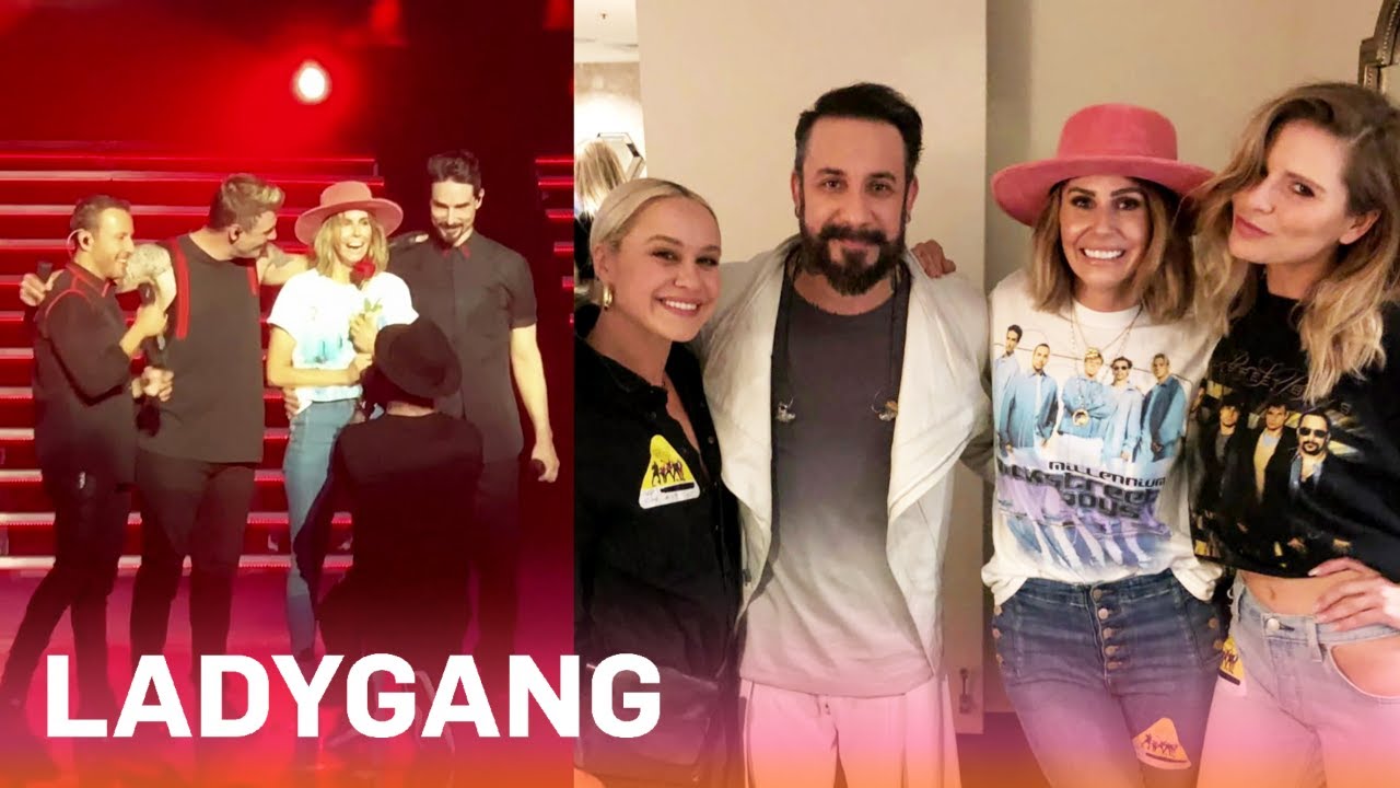 AJ McLean Proposes Onstage at Backstreet Boys Concert?! | LadyGang | E! 4