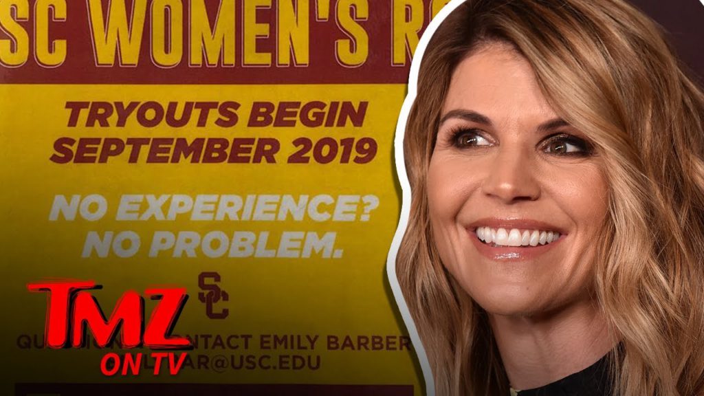 USC Women's Rowing Poster Takes Jab at Lori Loughlin Daughters | TMZ TV 1