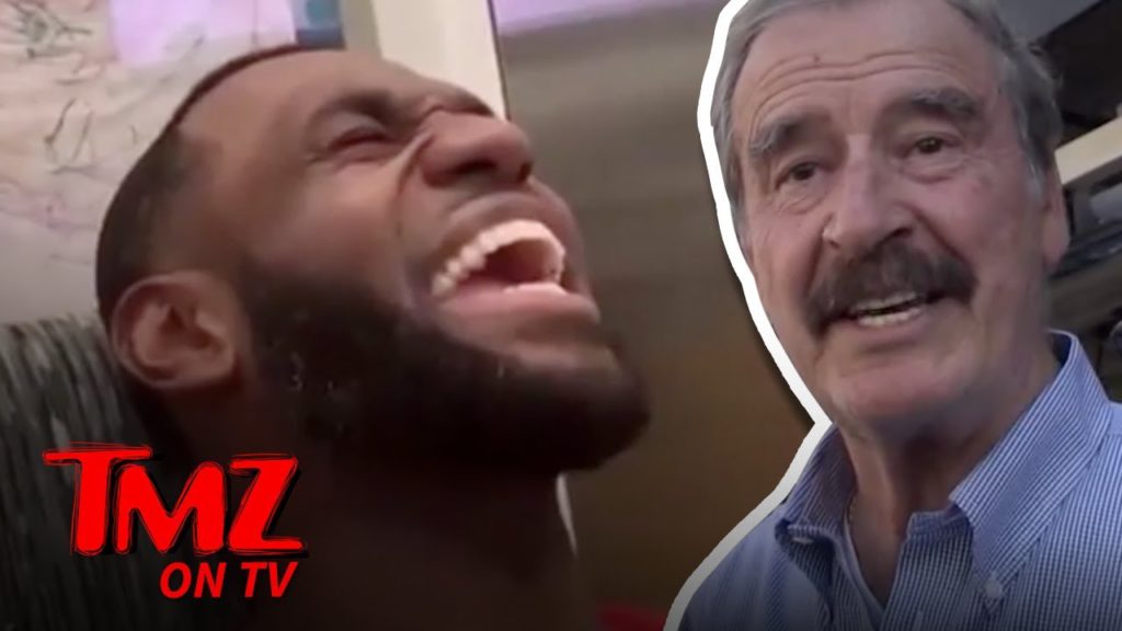 Former Pres. Vicente Fox Weighs in On Lebron James Mexican Grito | TMZ TV 1
