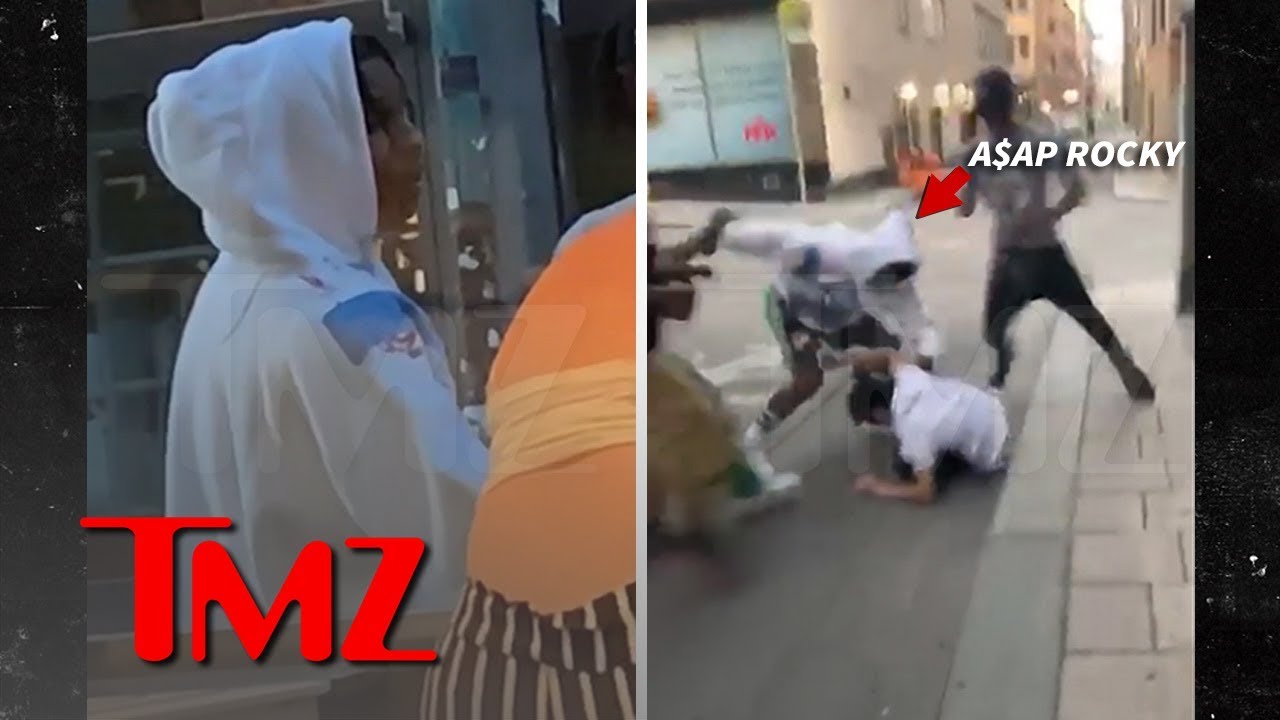 A$AP Rocky and Crew Allegedly Attack Guy on Street in Stockholm | TMZ 1