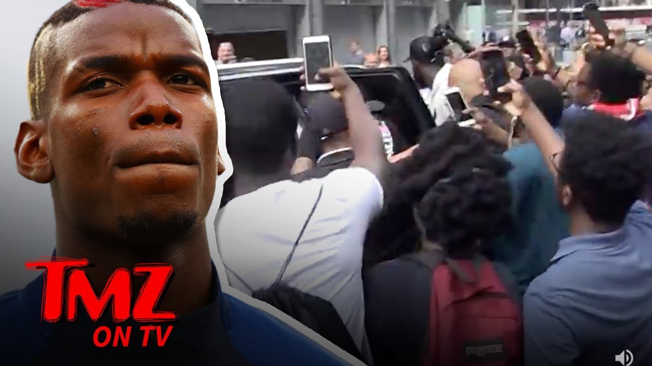 Paul Pogba Fan Crush In NYC Was Mind Blowing Craziness | TMZ TV 4